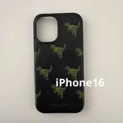 coach iPhone16ケース　恐竜