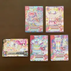 アイカツカード　赤羽まどかエンジェリーシュガー5枚セット