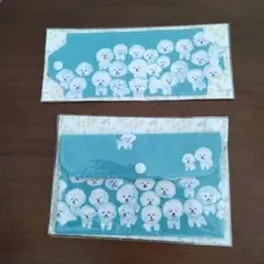 ハンドメイド　マルチケース　ポーチ　ビションフリーゼ　マルチカバー　ケース