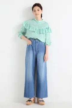 ワイドレッグデニム