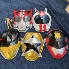 特撮　戦隊　仮面ライダー　お祭りお面セット