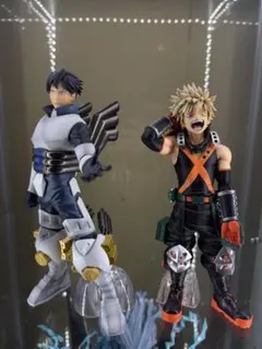 ヒロアカ一番くじ　爆轟　飯田フィギュア箱無し