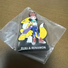 RUKI ＆ RENAMON ラバースタンド 一番くじ デジモン