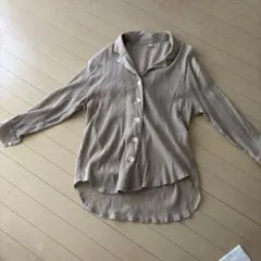 レディース 長袖シャツ ベージュのサムネイル
