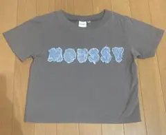 MOUSSY デニム風ロゴクロップドTシャツのサムネイル