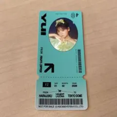 FRUITSZIPPER 櫻井優衣 チケット風ステッカー 特典 ららぽーと
