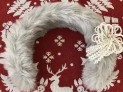 フェイクファーのカチューシャ