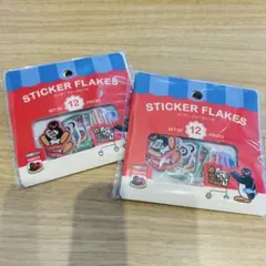 ピングー　フレークシール　ステッカーフレーク 2点セット