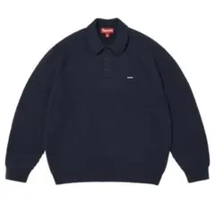 Supreme Small Box Polo Sweater "Navy"