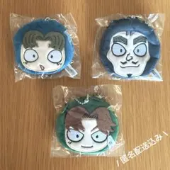 忍たま乱太郎 ミニポーチキーホルダー 五の段　山田伝蔵　山田利吉　小松田秀作