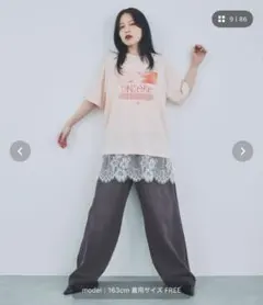 専用　新品　JEANASIS ジーナシス　レースキャミソールのサムネイル