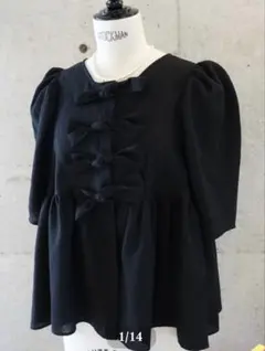 【未使用、未開封】J.N.Hearts/Garden Middle Black Nylon 