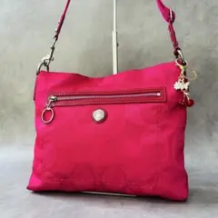 Y2K COACH PINK Signature 2way Bag