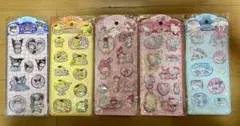サンリオキャラクター ステッカー 5シートセット　ウォーターシール