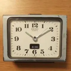 セイコー目覚まし時計 QP637S 昭和レトロ
