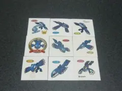 カイオーガ　９枚セット　ポケモン　デコキャラシール　第一パン