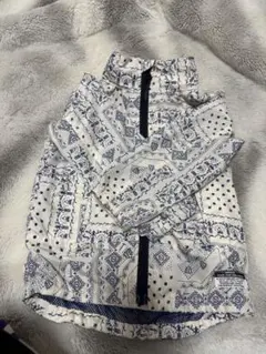 BREEZE アウター 100cm ホワイトネイビー