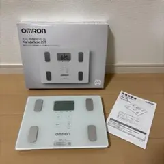 OMRON Karada Scan 252F 体脂肪計 乗るだけですぐに測れる自動認識機能搭載で、約4秒で測定完了 オムロン