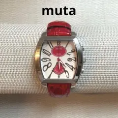 muta ムータ 腕時計 レディース クォーツ レッド】のサムネイル