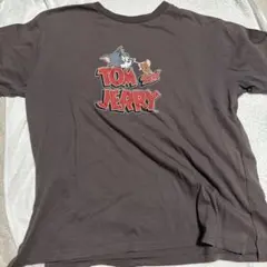 トムとジェリー Tシャツ ダークグレー