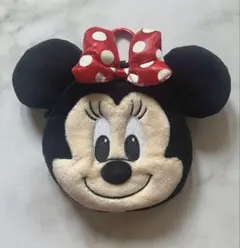 ミニー ポーチ カラビナ付き フェイス MINNIE'S DOT RIBBON