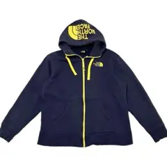 ノースフェイス ジップ パーカー 刺繍 フードロゴ 人気デザイン