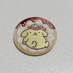 サンリオ 刺繍缶バッジ ポムポムプリン