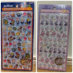 《正規品》ボンボンドロップシールミニ　ズートピア　ヤングオイスターディズニー