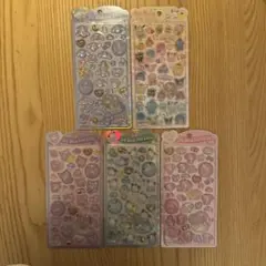 【正規品】うるちゅるポップシール　サンリオ5点セット