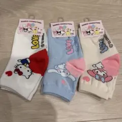 キャラクター靴下3足セット　13-15cm 3-5歳