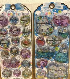 プクプクあわわちゃん　ウォーターインシール　2枚セット