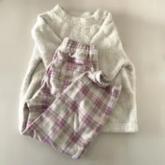 キッズ　ユニクロ　ボアパジャマ　サイズ110