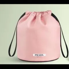 PRADABEAUTY オリジナル ピンク ポーチ ノベルティ プラダビューティ