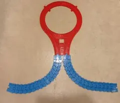 プラレール　まがレール2本とUターンレールのセット