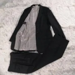 【極美品】PAUL STUART ウール セットアップ グレー チェック柄