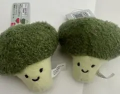 ダイソー　キーチェーン野菜　ブロッコリー　2個セット　ラウール