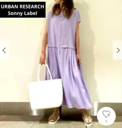 【URBAN RESEARCH Sonny Label】タックフレアワンピース