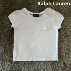 Ralph Lauren ホワイト Tシャツ 80 女の子