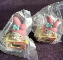 【置時計】ガチャ サンリオキャラクターズ マイメロディ 2個セット