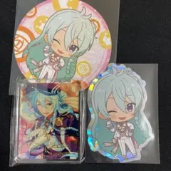 渉　コロッタ　ホログラムステッカー　コースター　あんスタ　アニカフェ