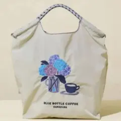 ⑤ブルーボトルコーヒー 鎌倉限定 紫陽花 エンブロイダリーエコバッグ