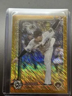 topps chrome npb阪神 2025 50枚限定　石井大智