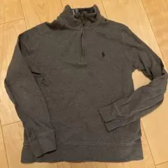 Polo Ralph Lauren グレー ジップアップ M(10-12)