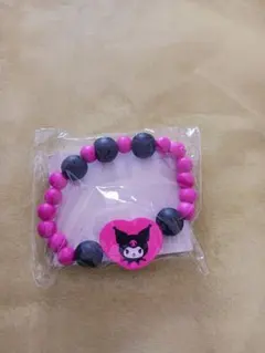 《サンリオ》クロミ ハートウッドビーズホルダー　平成レトロ