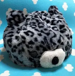 耳付き♡✨アニマル帽子✨クマ帽子 猫 ぬいぐるみ帽子 レオパードファーヒョウ柄帽