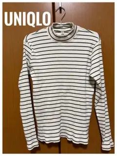 UNIQLO ソフトリブ ボーダー クルーネックT Ｓサイズ