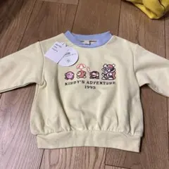 カービィ　トレーナー　80センチ　新品未使用　アプレレクール　黄色