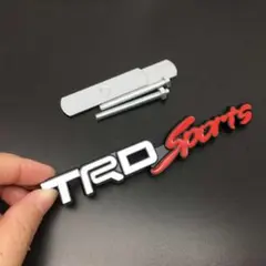TRD Sports 3Dエンブレム(Fグリル用) 白／赤／黒 TOYOTA