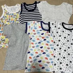 しまむら　無印　90cm 肌着 ６枚セット