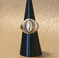 オーバル シルバー リング メキシカン ヴィンテージ ピンキーリング【R-55】